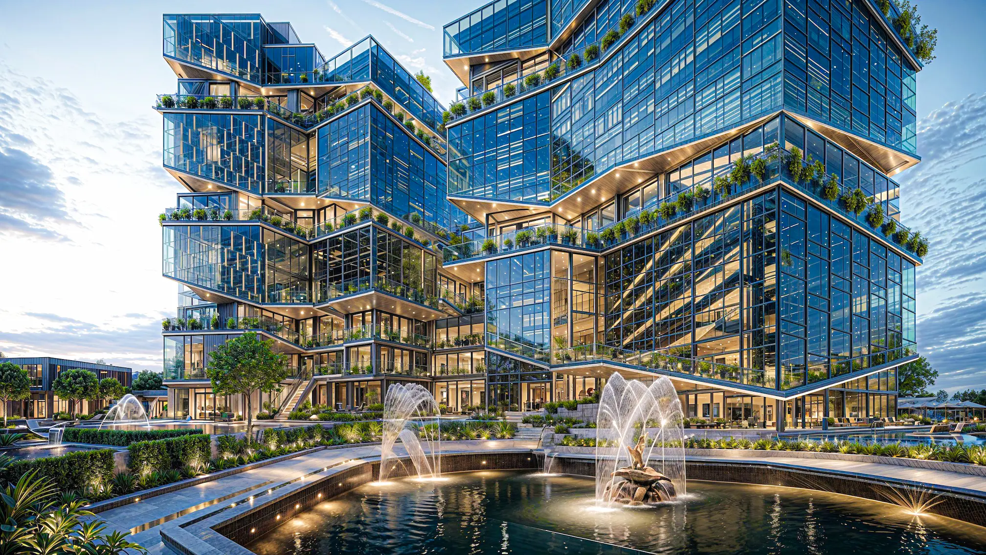 The Breathing Sphere — Courtyard